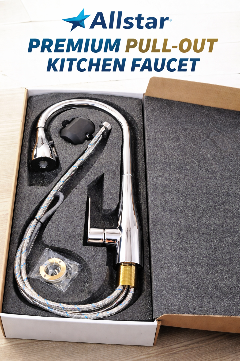 Allstar Premium Pull-Out Kitchen Faucet